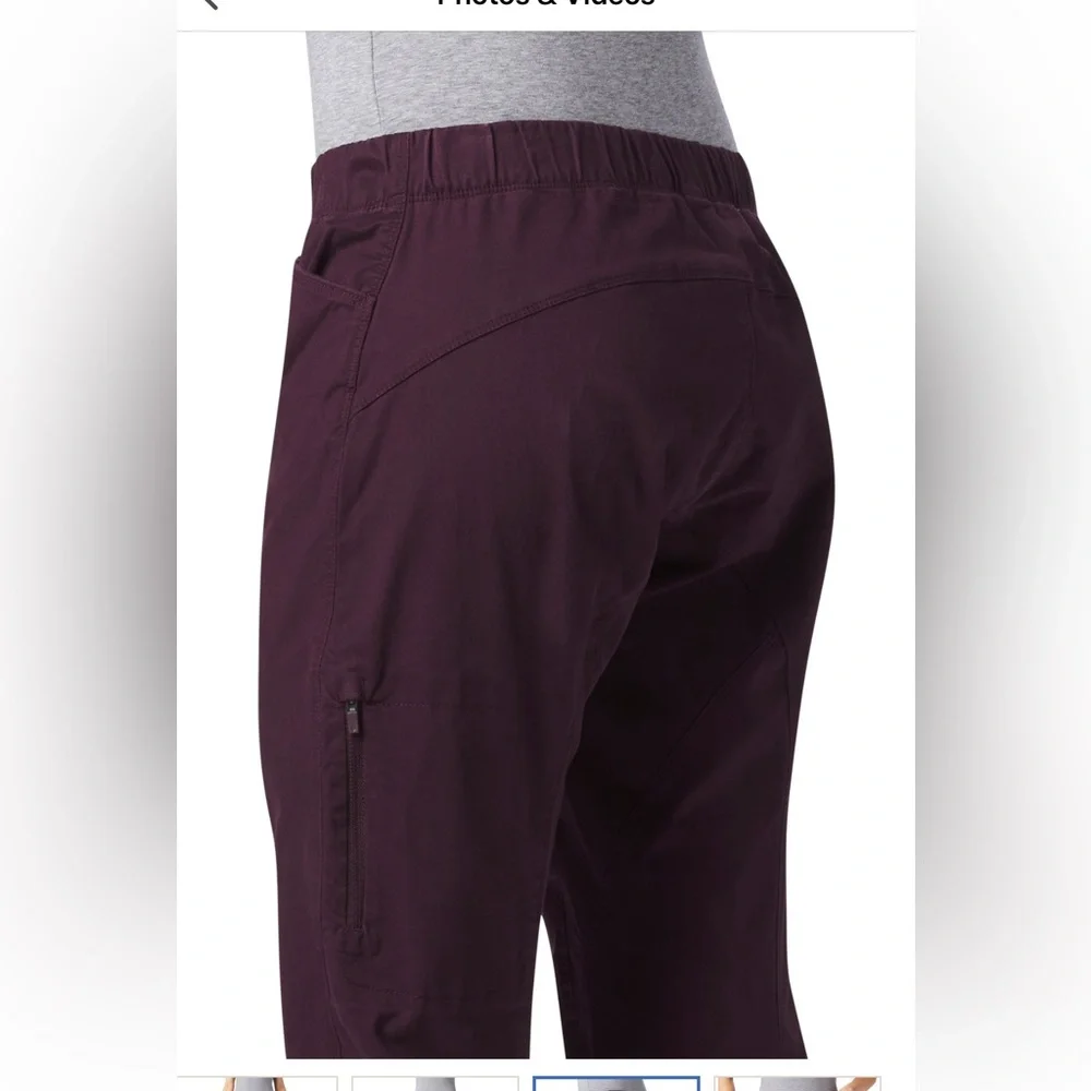 Women’s mountain harder cedarberg pants size small purple plum color - Picture 10 of 12